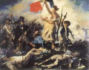 Eugene Delacroix liberty leading the people oil
